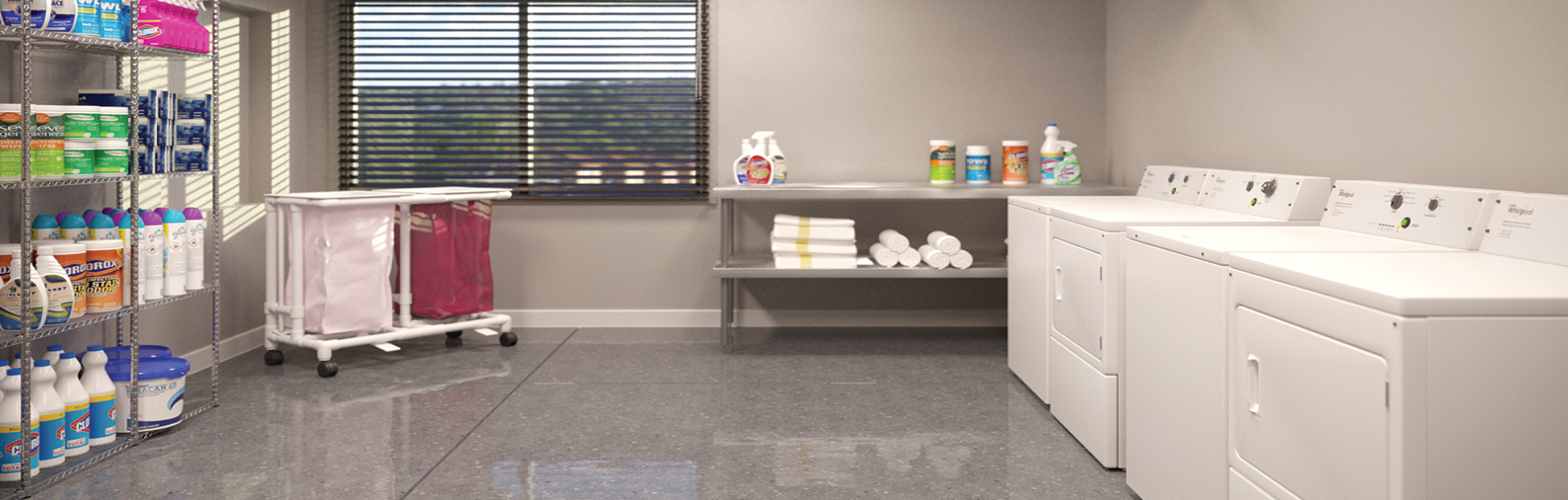 Behavioral Health Laundry Room